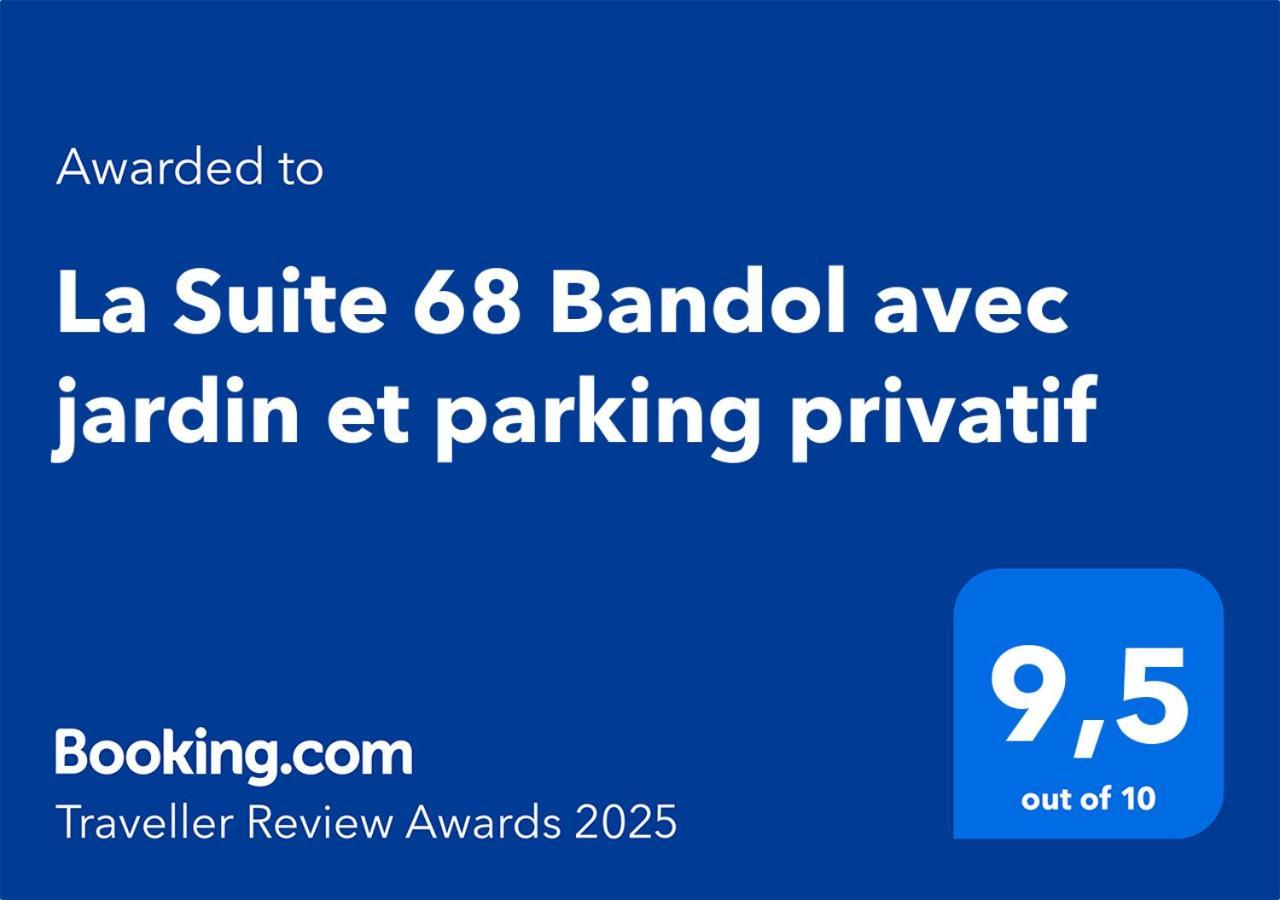 La Suite 68 Bandol Avec Jardin Et Parking Privatif Екстер'єр фото